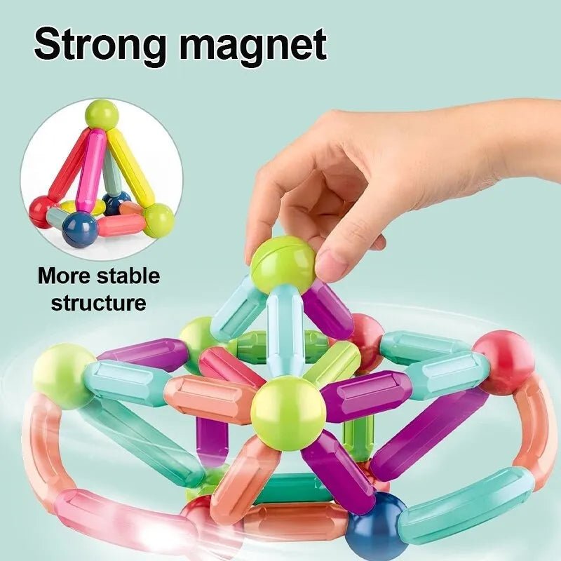 Magnetic Building Blocks Set for Kids (25/36/42/64 PCS) | STEM Magnet Balls & Rods Educational Toy for Toddlers & Preschoolers Age 3+ - Mahal Al MadinahMahal Al MadinahMahal Al Madinah25 pcsMagnetic Building Blocks Set for Kids (25/36/42/64 PCS) | STEM Magnet Balls & Rods Educational Toy for Toddlers & Preschoolers Age 3+ Mahal Al MadinahMagnetic Building Blocks Set for Kids (25/36/42/64 PCS) | STEM Magnet Balls & Rods Educational Toy for Toddlers & Preschoolers Age 3+