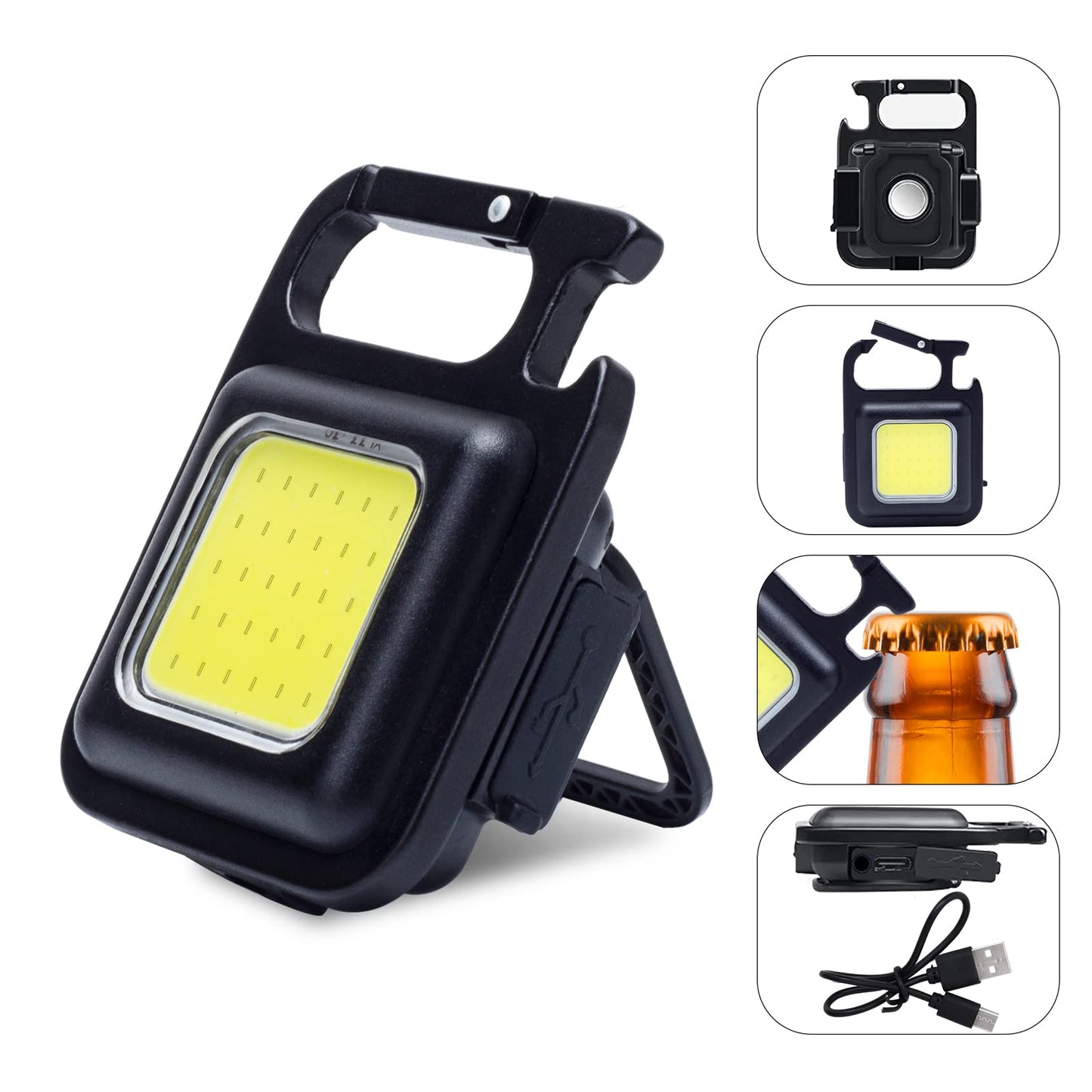 Mini Magnetic COB Keychain Flashlight – 800 Lumens USB Rechargeable Light | 3 Modes, Folding Stand, Pocket Torch for Outdoor & Work Use - Mahal Al MadinahEmergency Flashlight / Tactical TorchMahal Al MadinahMahal Al MadinahMini Magnetic COB Keychain Flashlight – 800 Lumens USB Rechargeable Light | 3 Modes, Folding Stand, Pocket Torch for Outdoor & Work UseMini Magnetic COB Keychain Flashlight – 800 Lumens USB Rechargeable Light | 3 Modes, Folding Stand, Pocket Torch for Outdoor & Work Use