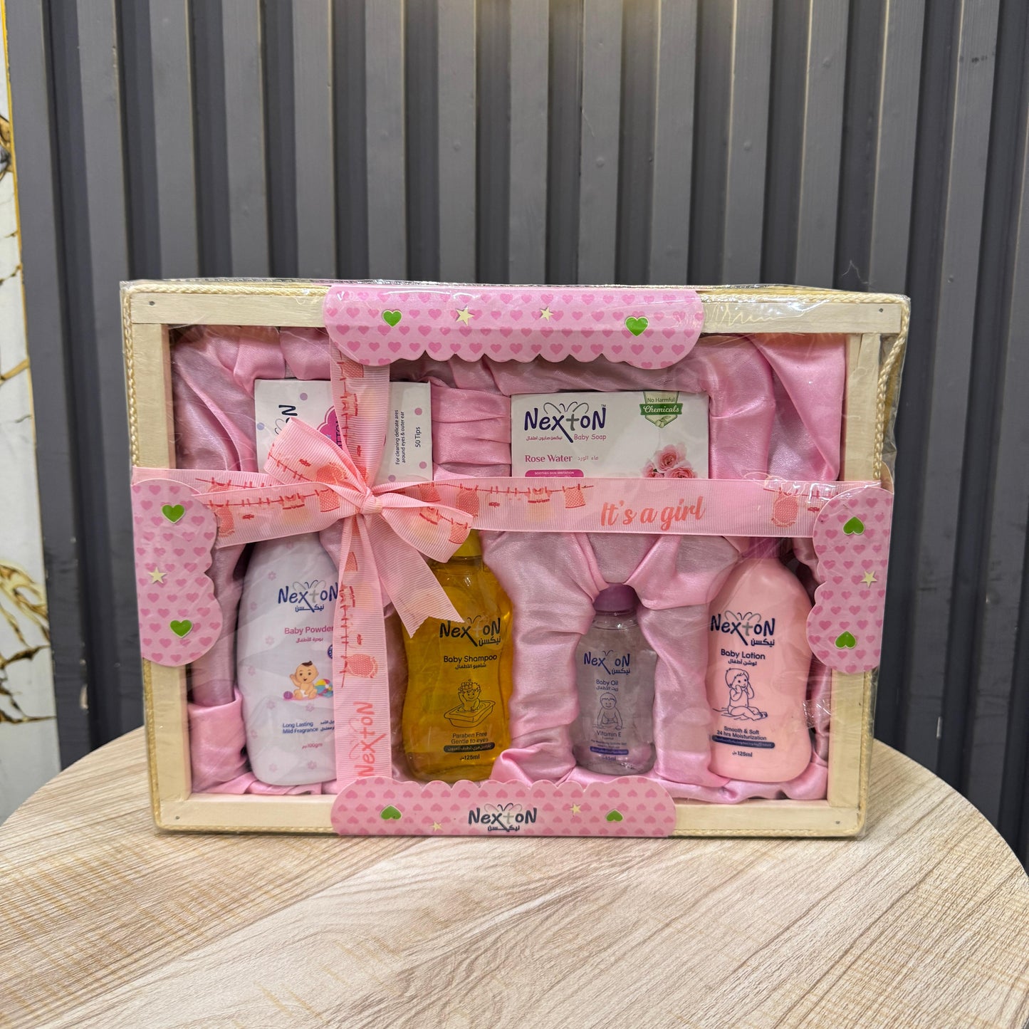 Nexton Premium Baby Gift Set – 6 - Pack Newborn Essentials (Oil, Soap, Shampoo, Lotion, Powder & Cotton Buds) – Gentle & Safe Baby Care Kit - Mahal Al Madinahbaby careMahal Al MadinahMahal Al MadinahNexton Premium Baby Gift Set – 6 - Pack Newborn Essentials (Oil, Soap, Shampoo, Lotion, Powder & Cotton Buds) – Gentle & Safe Baby Care KitNexton Premium Baby Gift Set – 6 - Pack Newborn Essentials (Oil, Soap, Shampoo, Lotion, Powder & Cotton Buds) – Gentle & Safe Baby Care Kit