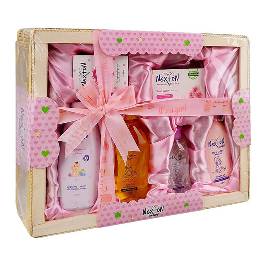 Nexton Premium Baby Gift Set – 6 - Pack Newborn Essentials (Oil, Soap, Shampoo, Lotion, Powder & Cotton Buds) – Gentle & Safe Baby Care Kit - Mahal Al Madinahbaby careMahal Al MadinahMahal Al MadinahNexton Premium Baby Gift Set – 6 - Pack Newborn Essentials (Oil, Soap, Shampoo, Lotion, Powder & Cotton Buds) – Gentle & Safe Baby Care KitNexton Premium Baby Gift Set – 6 - Pack Newborn Essentials (Oil, Soap, Shampoo, Lotion, Powder & Cotton Buds) – Gentle & Safe Baby Care Kit