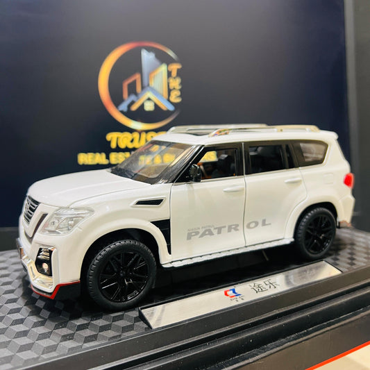 Nissan Patrol 1:24 Diecast Alloy Car Model | Off - Road SUV with Sound & Light – Metal Toy Vehicle for Collectors & Kids - Mahal Al MadinahMahal Al MadinahMahal Al MadinahNissan Patrol 1:24 Diecast Alloy Car Model | Off - Road SUV with Sound & Light – Metal Toy Vehicle for Collectors & Kids.Nissan Patrol 1:24 Diecast Alloy Car Model | Off - Road SUV with Sound & Light – Metal Toy Vehicle for Collectors & Kids