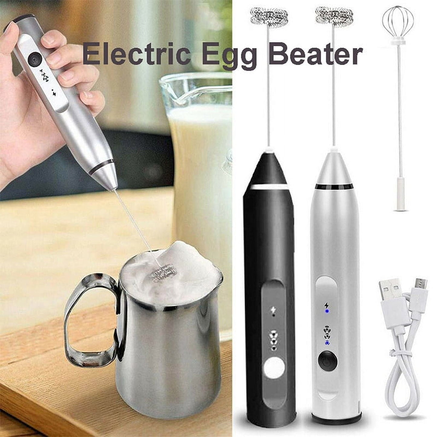 Original USB Rechargeable 2 in 1 Electric Coffee Beater | 3 Speed Modes Milk Frother & Egg Beater - Mahal Al MadinahMahal Al MadinahMahal Al MadinahOriginal USB Rechargeable 2 in 1 Electric Coffee Beater | 3 Speed Modes Milk Frother & Egg Beater Mahal Al MadinahOriginal USB Rechargeable 2 in 1 Electric Coffee Beater | 3 Speed Modes Milk Frother & Egg Beater
