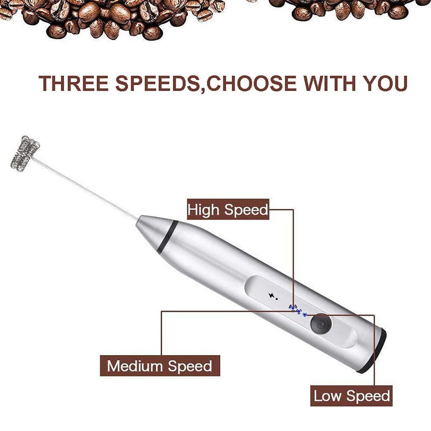 Original USB Rechargeable 2 in 1 Electric Coffee Beater | 3 Speed Modes Milk Frother & Egg Beater - Mahal Al MadinahMahal Al MadinahMahal Al MadinahOriginal USB Rechargeable 2 in 1 Electric Coffee Beater | 3 Speed Modes Milk Frother & Egg Beater Mahal Al MadinahOriginal USB Rechargeable 2 in 1 Electric Coffee Beater | 3 Speed Modes Milk Frother & Egg Beater