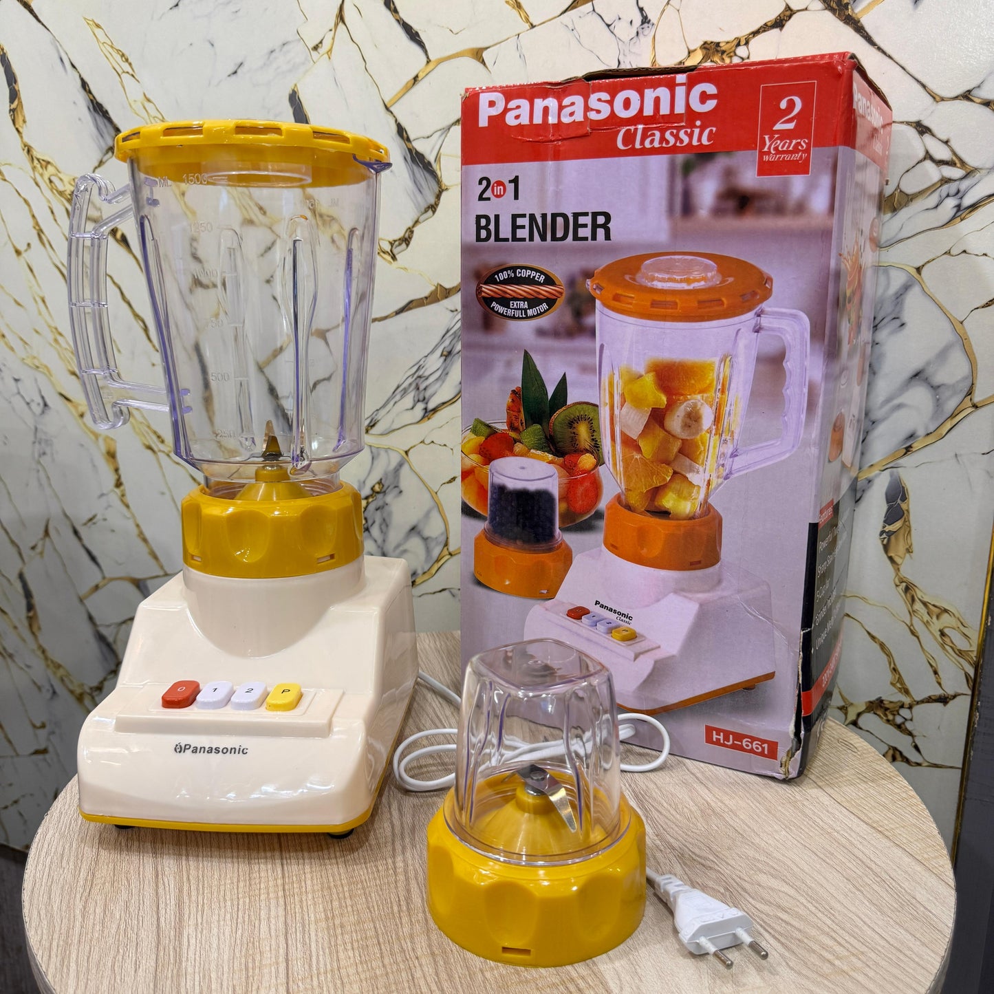 Panasonic Classic 2 - in - 1 Blender & Grinder – HJ - 661 | Glass Jar + Dry Mill - Mahal Al MadinahHome & Kitchen > Blenders & MixersMahal Al MadinahMahal Al MadinahPanasonic Classic 2 - in - 1 Blender & Grinder – HJ - 661 | Glass Jar + Dry Mill.Panasonic Classic 2 - in - 1 Blender & Grinder – HJ - 661 | Glass Jar + Dry Mill