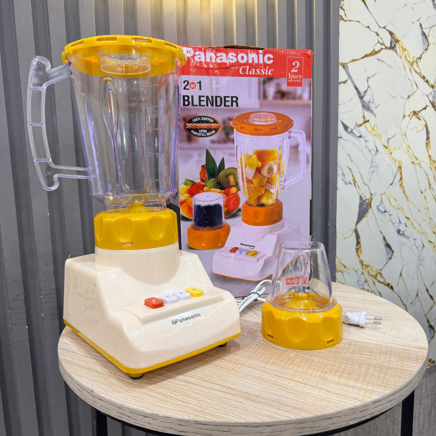 Panasonic Classic 2 - in - 1 Blender & Grinder – HJ - 661 | Glass Jar + Dry Mill - Mahal Al MadinahHome & Kitchen > Blenders & MixersMahal Al MadinahMahal Al MadinahPanasonic Classic 2 - in - 1 Blender & Grinder – HJ - 661 | Glass Jar + Dry Mill.Panasonic Classic 2 - in - 1 Blender & Grinder – HJ - 661 | Glass Jar + Dry Mill