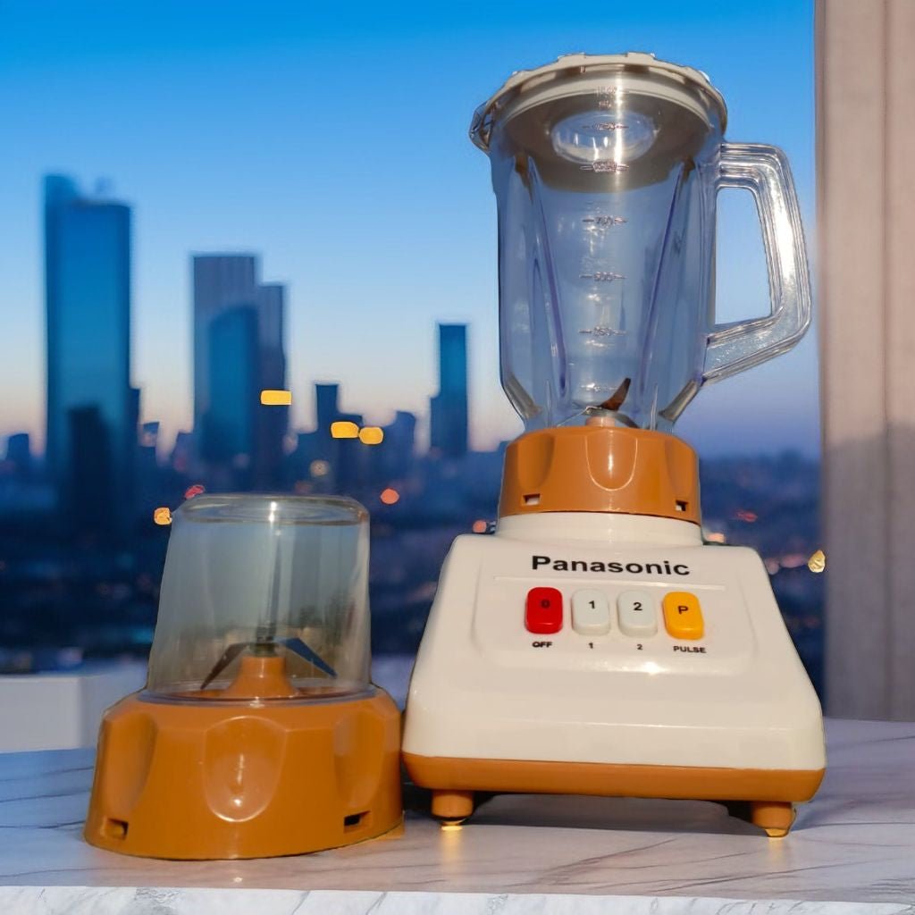 Panasonic Classic 2 - in - 1 Blender & Grinder – HJ - 661 | Glass Jar + Dry Mill - Mahal Al MadinahHome & Kitchen > Blenders & MixersMahal Al MadinahMahal Al MadinahPanasonic Classic 2 - in - 1 Blender & Grinder – HJ - 661 | Glass Jar + Dry Mill.Panasonic Classic 2 - in - 1 Blender & Grinder – HJ - 661 | Glass Jar + Dry Mill