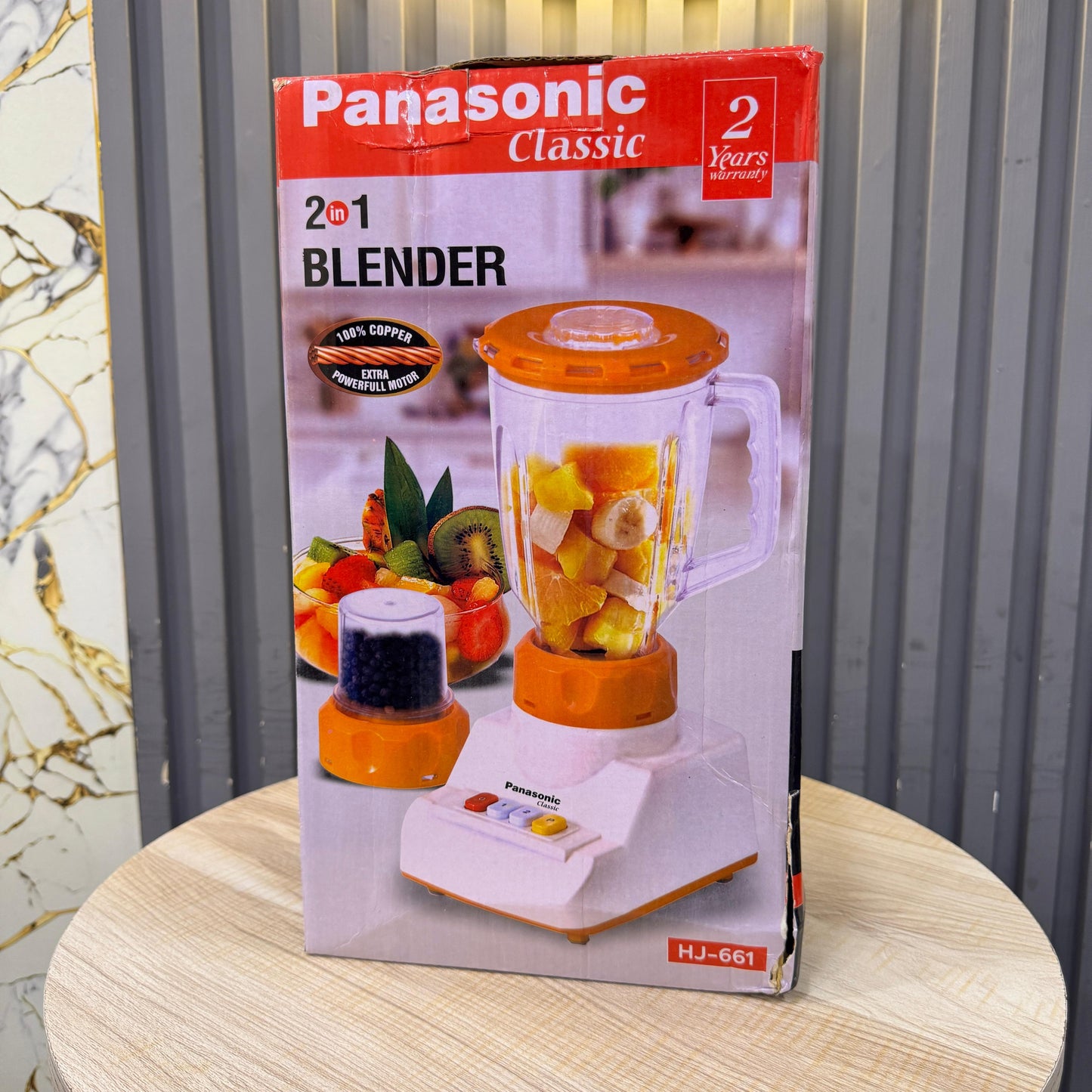 Panasonic Classic 2 - in - 1 Blender & Grinder – HJ - 661 | Glass Jar + Dry Mill - Mahal Al MadinahHome & Kitchen > Blenders & MixersMahal Al MadinahMahal Al MadinahPanasonic Classic 2 - in - 1 Blender & Grinder – HJ - 661 | Glass Jar + Dry Mill.Panasonic Classic 2 - in - 1 Blender & Grinder – HJ - 661 | Glass Jar + Dry Mill