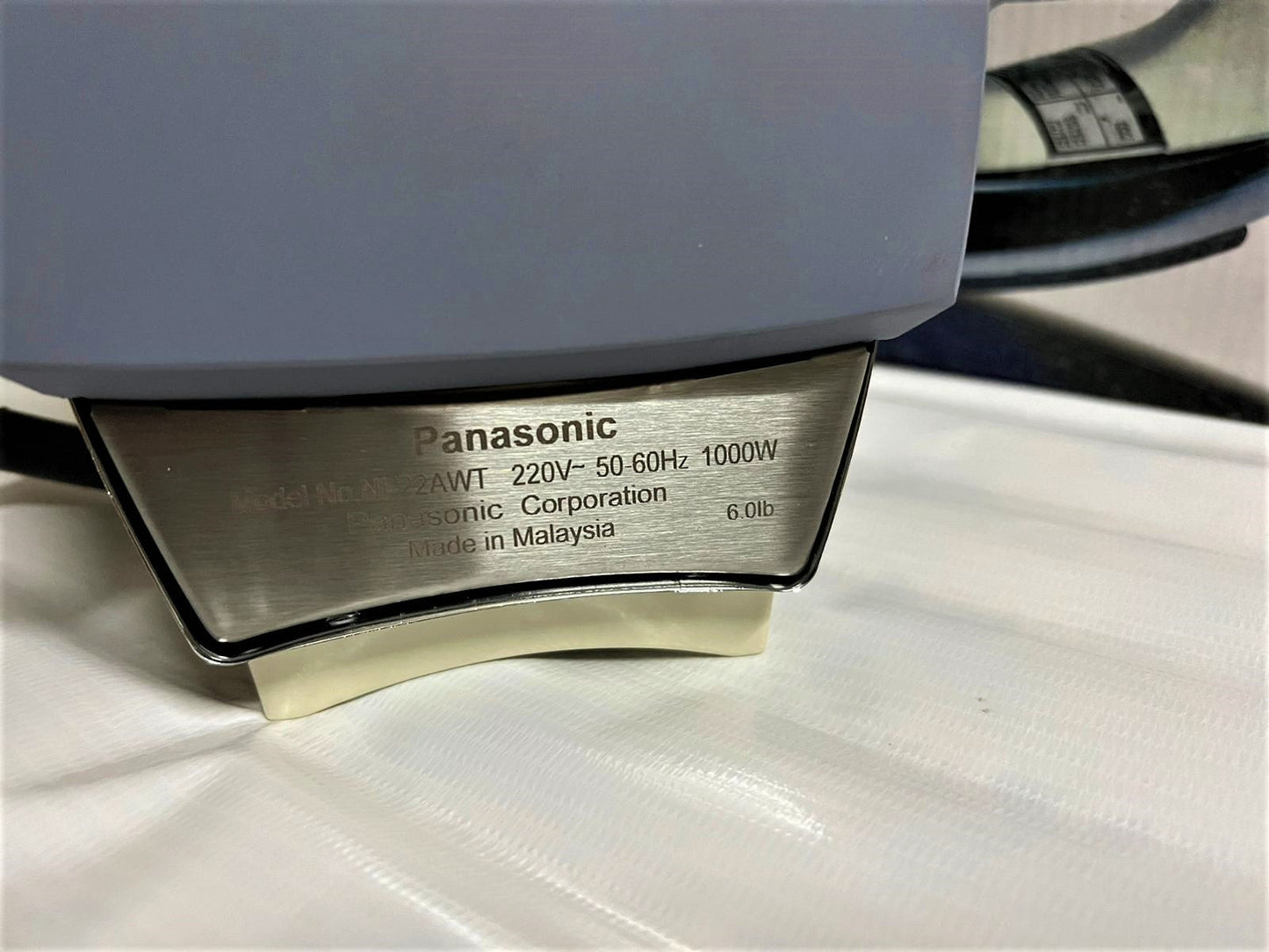 Panasonic NI - 22AWT – Deluxe Automatic Dry Iron 1000W with Non - Stick Soleplate & 6 Temperature Settings - Mahal Al MadinahMahal Al MadinahMahal Al MadinahPanasonic NI - 22AWT – Deluxe Automatic Dry Iron 1000W with Non - Stick Soleplate & 6 Temperature Settings.Panasonic NI - 22AWT – Deluxe Automatic Dry Iron 1000W with Non - Stick Soleplate & 6 Temperature Settings