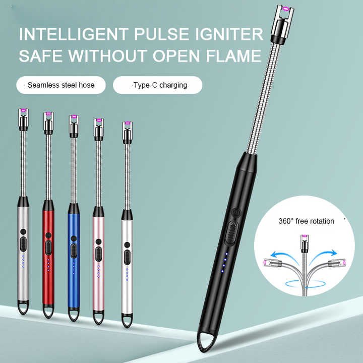 Rechargeable USB Electric Arc Lighter | Flameless LED Long Neck Lighter for BBQ, Stove & Candles - Mahal Al MadinahMahal Al MadinahMahal Al MadinahRechargeable USB Electric Arc Lighter | Flameless LED Long Neck Lighter for BBQ, Stove & Candles Mahal Al MadinahRechargeable USB Electric Arc Lighter | Flameless LED Long Neck Lighter for BBQ, Stove & Candles