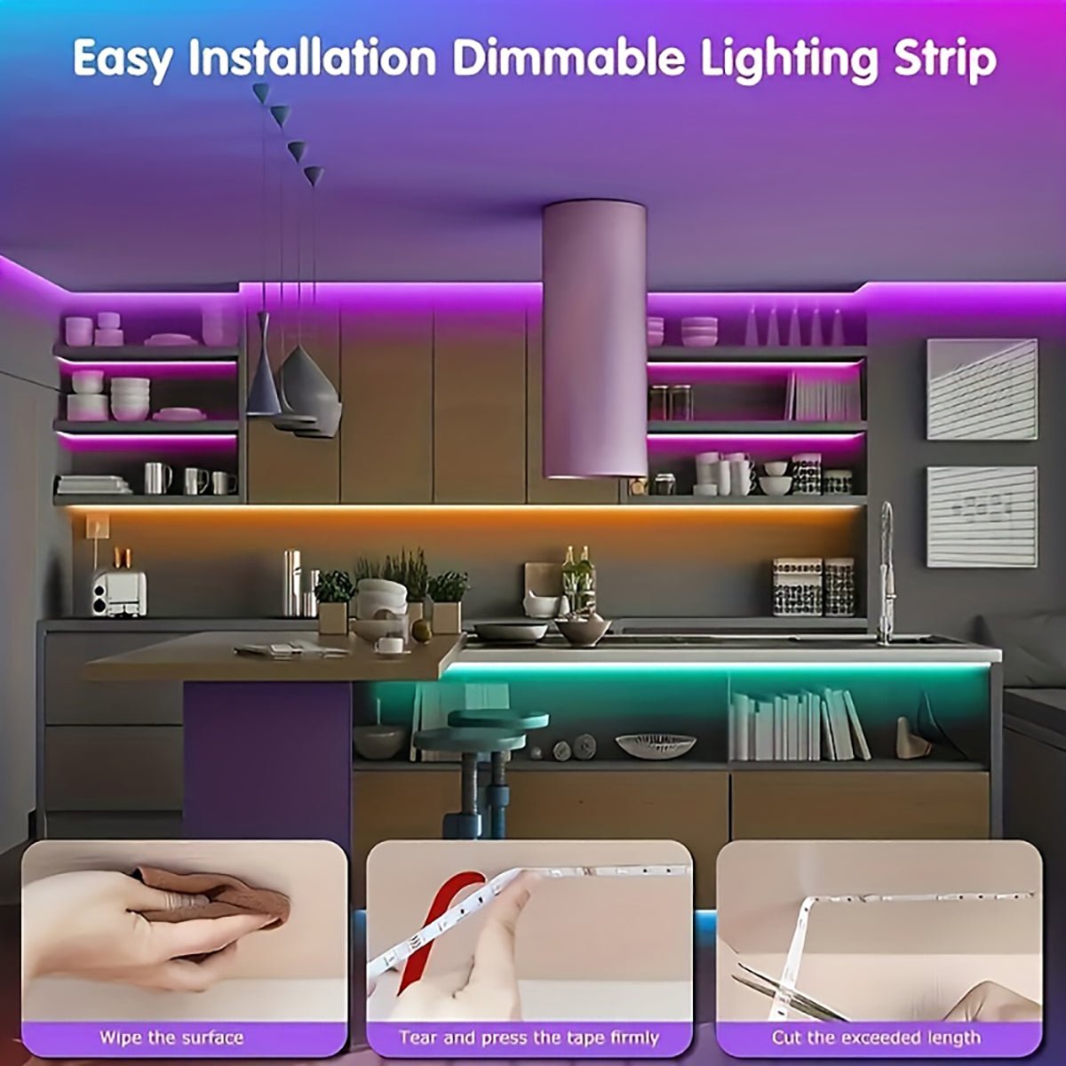 RGB LED Strip Lights with Music Sync | USB Powered 5V | 5M/10M/15M | Remote Control Flexible Light Strip for Room, Party, TV, Bedroom Decor - Mahal Al MadinahRGB LIGHTMahal Al MadinahMahal Al Madinah5 METERRGB LED Strip Lights with Music Sync | USB Powered 5V | 5M/10M/15M | Remote Control Flexible Light Strip for Room, Party, TV, Bedroom DecorRGB LED Strip Lights with Music Sync | USB Powered 5V | 5M/10M/15M | Remote Control Flexible Light Strip for Room, Party, TV, Bedroom Decor